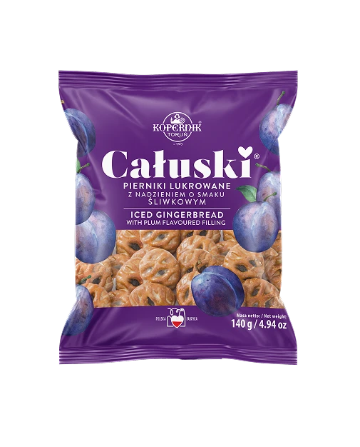 Całuski® z nadzieniem śliwkowym